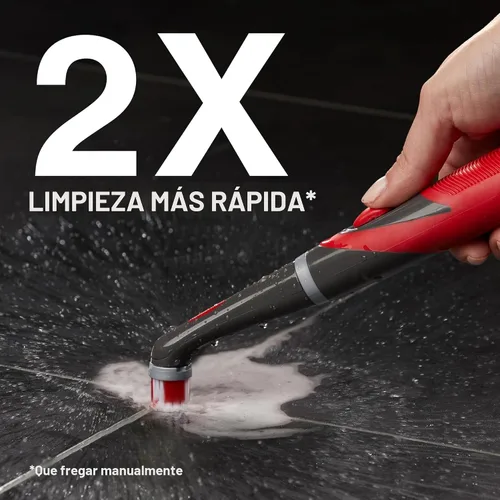 Miniatura 3 de Cepillo de limpieza Rubbermaid Reveal Power Scrubber con cabezal multiusos, cepillo de limpieza eléctrico inalámbrico con batería, resistente al