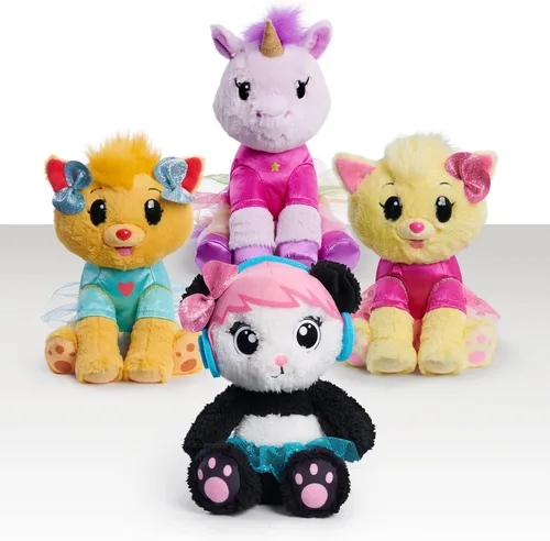 Miniatura 4 de EK World Kate Rosie - Peluche de gato de 7 pulgadas, unicornio, tela suave, falda arcoíris, juguetes para niños a partir de 3 años Just Play