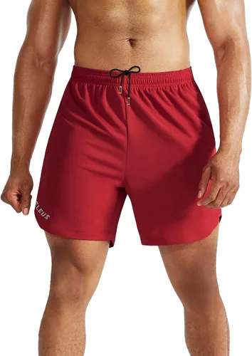 Miniatura 5 de NELEUS Men's 2 in 1 Running Shorts with Liner,Dry Fit Workout Shorts with Pockets