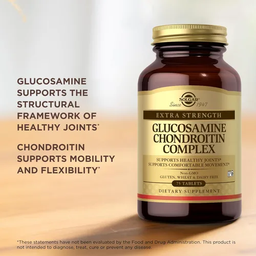 Miniatura 5 de Solgar Complejo de glucosamina condroitina extra fuerte, 75 tabletas