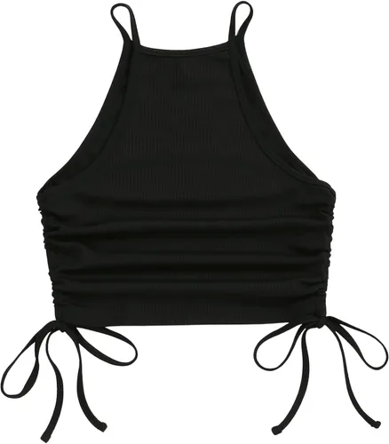 Miniatura 2 de SweatyRocks Camiseta corta sin mangas de punto acanalado para mujer