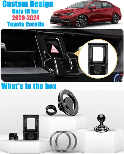 Miniatura 3 de Soporte para teléfono de automóvil, para Toyota Corolla 2024 2023 2022 2021 2020, soporte de ventilación de aire, para soporte de navegación