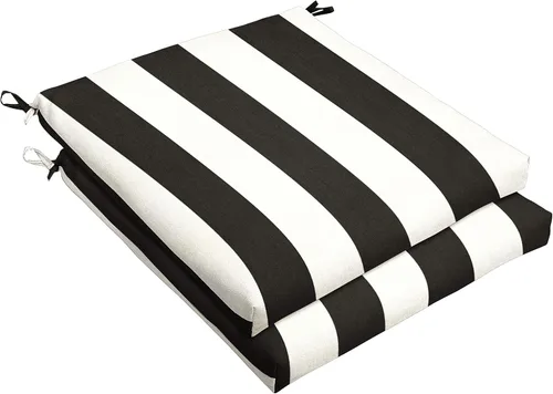 Miniatura 10 de Sorra Home Sunbrella Bristol - Cojín cuadrado para silla (juego de 2), resistente a la decoloración y al agua, para exteriores e interiores