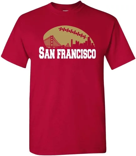 Miniatura 13 de Xtreme Apparrel City Skyline - Camiseta de hombre para los aficionados al fútbol americano Baltimore - Camisa púrpura