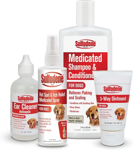 Miniatura 8 de Sulfodene, pomada de 3 vías para perros, S, Blanco
