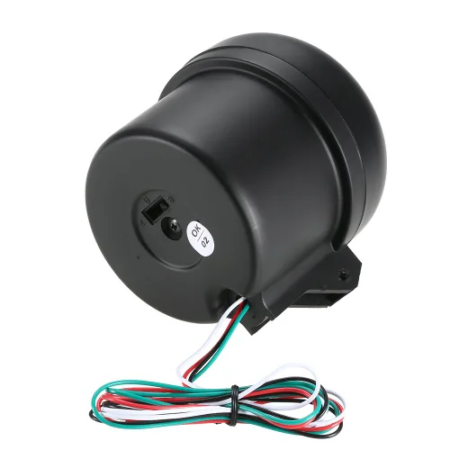 Miniatura 4 de Shkalacar 3.75 pulgadas, medidor de tacómetro universal para automóvil, kit de tacómetro automotriz, luz blanca de cambio entre 0-8000 RPM