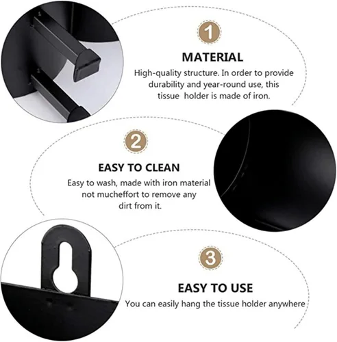 Miniatura 6 de Soportes decorativos de papel higiénico de animales lindos, soporte de pared de metal y soporte de papel higiénico independiente, 8 rollos de Perro