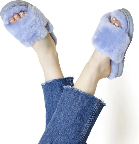 Miniatura 5 de Dearfoams Women's Fireside Cairns Shearling Easy onOff Slide Sandal Slipper