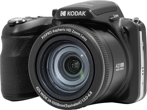 Miniatura 2 de Kodak PIXPRO AZ425 - Paquete de cámara digital con tarjeta de memoria de 64 GB + funda para cámara (negro) + lector de tarjetas USB + trípode