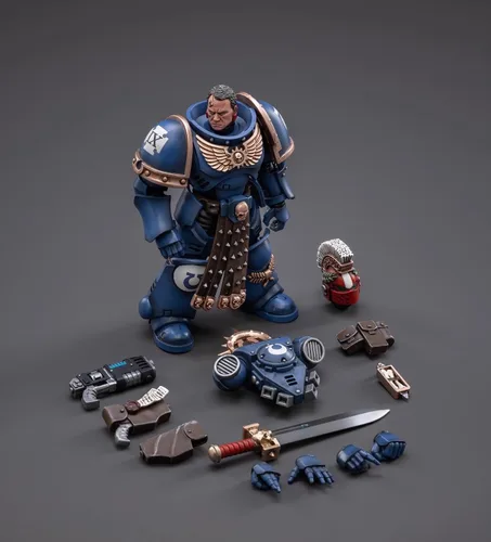 Miniatura 7 de Pipigirl Figuras de acción de soldado de licencia genuina 1/18, kits de modelos de guerrero extremo militar militar de 4 pulgadas
