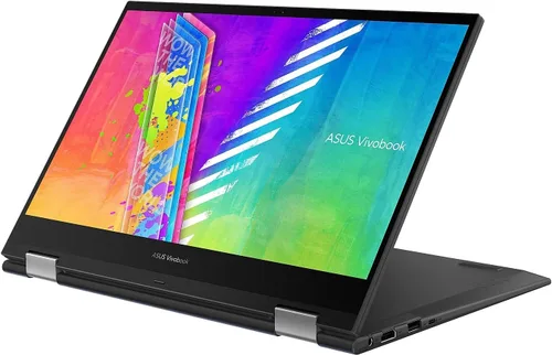 Miniatura 5 de ASUS VivoBook Go 14 Flip Thin and Light 2 en 1 Laptop 2 en 1, 14 pulgadas HD Touch, CPU Intel Celeron N4500, gráficos UHD, 4 GB de RAM, 64 GB eMMC