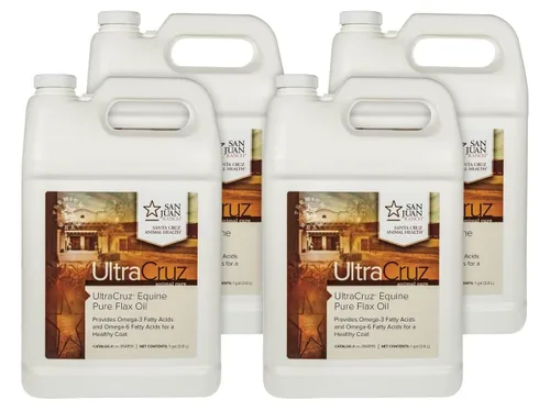 Miniatura 3 de UltraCruz® Aceite de lino puro equino, 1 galón