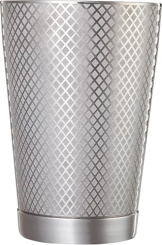 Barfly Agitador de celosía de diamante de 18 oz, acero inoxidable