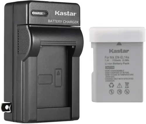 Miniatura 8 de Kastar Reemplazo del cargador de batería de pared de CA para Nikon EN-EL14a, EN-EL14b, EN-EL14c, EN-EL14, batería Nikon MH-24a, cargador MH-24