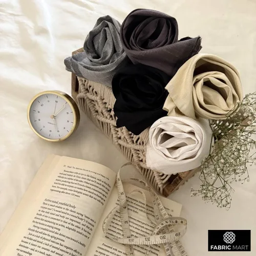 Miniatura 6 de Fabric Mart Direct Tela Dupioni de seda pura 100% negra por el patio, 1 yarda 41 pulgadas de ancho de seda cruda pura color sólido negro al por