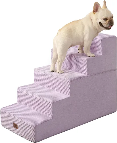 Miniatura 61 de EHEYCIGA Escaleras para perros pequeños de 13.5 pulgadas de alto, escalones para perros de 3 escalones para sofá y silla, escalones para mascotas