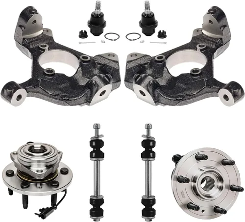 Miniatura 67 de Detroit Axle - Kit de nudillos delanteros e izquierdos RWD para Chevrolet GMC Silverado Suburban Sierra 1500 Avalanche Tahoe Yukon Cadillac Escalade