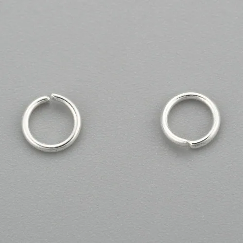 Miniatura 28 de HDSupplies 100 piezas - 4mm de argollas de acero inoxidable 304 de tono negro - Calibre 22 (espesor de 0.6mm)