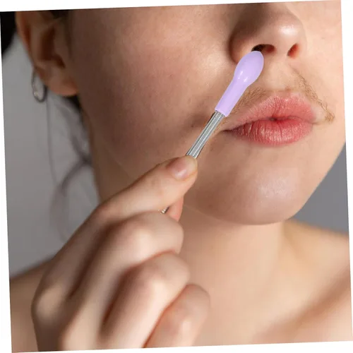 Miniatura 7 de WOONEKY 4 pinzas para enhebrar el cabello, para resorte de labio superior, dispositivo de extracción de vello facial, removedor de vello facial