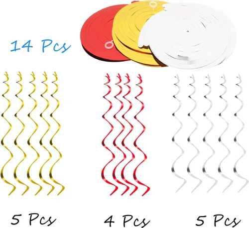Miniatura 2 de Kit de accesorios de aluminio para cabina de fotos, 30 piezas de decoración para colgar en la habitación, feliz cumpleaños, regalos para niños