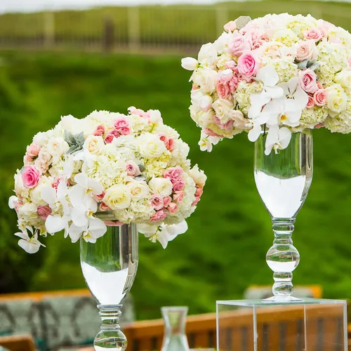 Miniatura 6 de Maitys Kit de arreglo floral redondo de espuma floral verde húmedo de espuma floral para decoración de pasillos, bodas, fiestas
