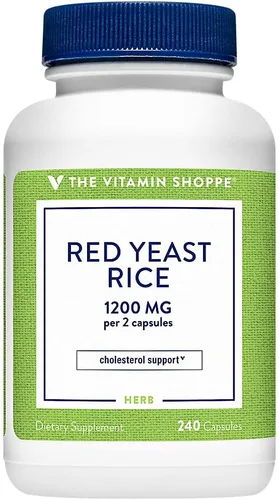 The Vitamin Shoppe Arroz de levadura roja 1,200 (240 cápsulas) (240 cápsulas)