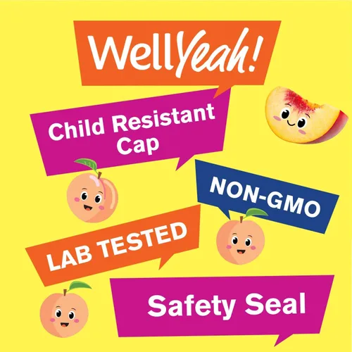 Miniatura 4 de WellYeah Gomitas de curcumina de cúrcuma con pimienta negra para niños, apoyo inmunológico natural, salud articular y muscular, salud digestiva