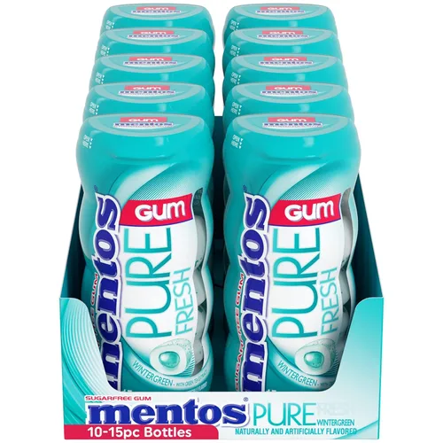 Miniatura 3 de Goma de mascar en envase de bolsillo, 1.06 onzas, de Mentos (paquete de 10)