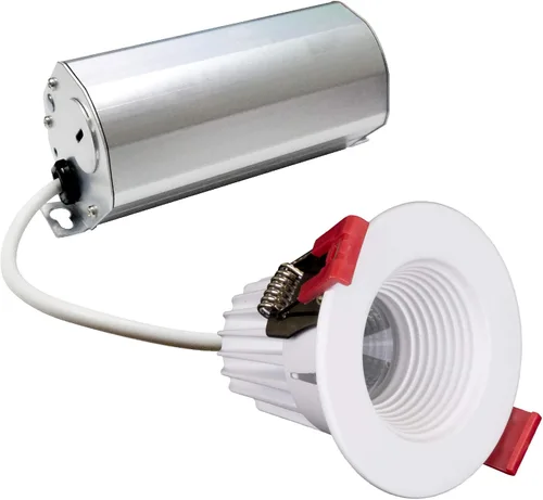 Miniatura 2 de NICOR Iluminación LED redonda empotrable de 2 pulgadas en blanco, 4000 K (DRD211204KWH)