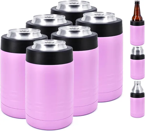 Miniatura 12 de Clear Water Home Goods - Enfriador de bebidas de acero inoxidable de doble pared aislado al vacío de 12 onzas - Revestimiento en polvo negro