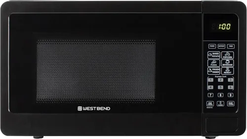 Miniatura 5 de West Bend Horno microondas compacto de 700 vatios con 6 ajustes de cocción preestablecidos, descongelación rápida, panel de control electrónico