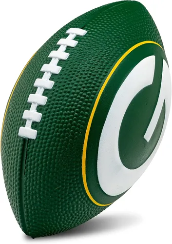 Miniatura 9 de Franklin Sports NFL - Fútbol americano de espuma para niños, pelota suave de tamaño junior de 8.5 pulgadas con logotipos 3D, perfecta para el día