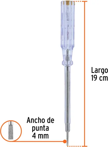 Miniatura 3 de TRUPER PROCO-19 Probadores de circuito de CA 7 1/2" (19cm)