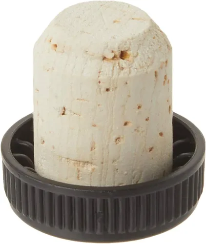 Miniatura 2 de North Mountain Supply - TCNT-12 Bar Top Tasting Corchos - Corcho natural con tapas de plástico - Bolsa de 12