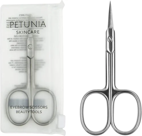 Tijeras profesionales pequeñas de manicura para cutículas para cabello facial, uñas, bigote, cejas, pestañas, nariz, oreja, belleza, hombres y