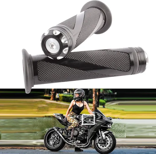 Miniatura 2 de Empuñaduras de mano para motocicleta de 7/8 pulgadas, gel compatible con Sportster 883 Street Bike Dirt Bike Cruiser y chopper