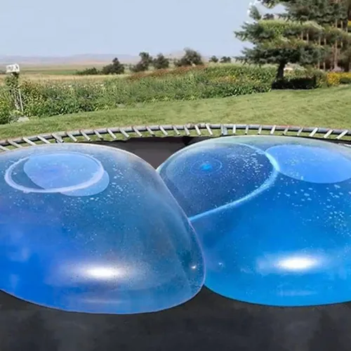 Bola de burbujas gigante de 47 pulgadas para adultos, bola de diversión inflable de inyección de agua, bola de burbujas para playa, jardín, bola de