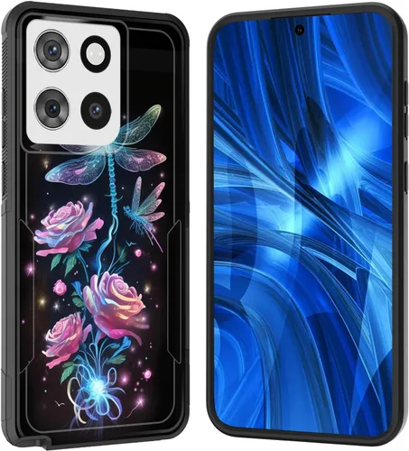 Miniatura 77 de Funda para Moto G 5G 2023, [probada en caídas de grado militar], resistente, resistente, resistente, a prueba de golpes, funda protectora