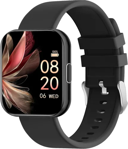 Reloj inteligente para mujer, responder/hacer llamadas, pantalla ultra clara AMOLED de 1.32 pulgadas, rastreador de actividad física con frecuencia