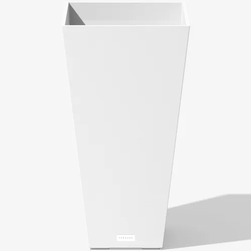 Miniatura 23 de Veradek V-Resin - Macetero cónico para interiores y exteriores, paquete de 2 (26 pulgadas, gris)