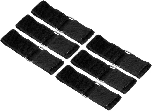 PATIKIL Bandas de carreras de 3 patas, paquete de 6 corbatas elásticas de nailon para fiestas de cumpleaños al aire libre, campo, día, carnaval,