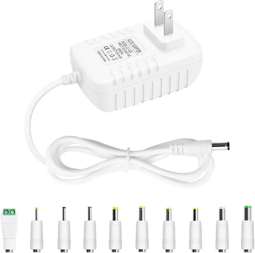 Miniatura 7 de Adaptador de fuente de alimentación de 12V 3A 36W AC/DC Cargador AC 100V-240V a DC 12Volt 3amp Cable de alimentación 2.5A 2A 1.5A 1A 1A 800mA 500mA
