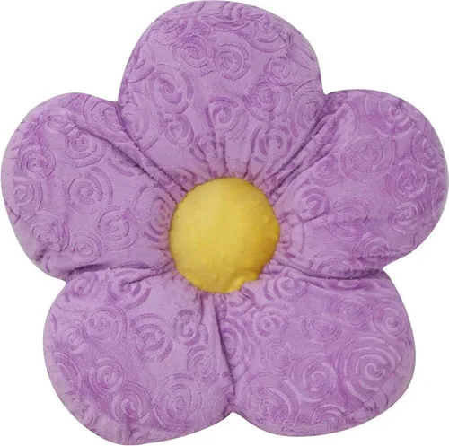 Snuggle Stuffs Almohada de 15" Minky Flower Lavender Lavanda