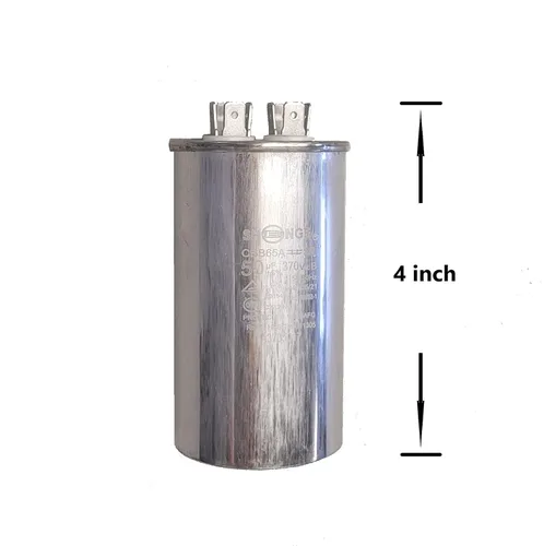 Miniatura 2 de QX6550 Condensador Motor Run Round 50 uF MFD 370 V VCA Volt HVAC