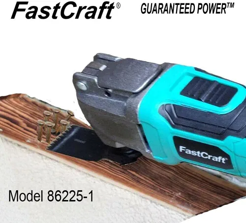 Miniatura 4 de FastCraft - Multiherramienta + 3 hojas de sierra, modelo 86225-1, nueva herramienta oscilante, motor de potencia pico de 5.0 amperios