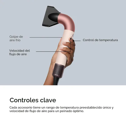 Miniatura 9 de Dyson Supersonic r™ Hair Dryer Cerámica Rosa/Oro Rosa