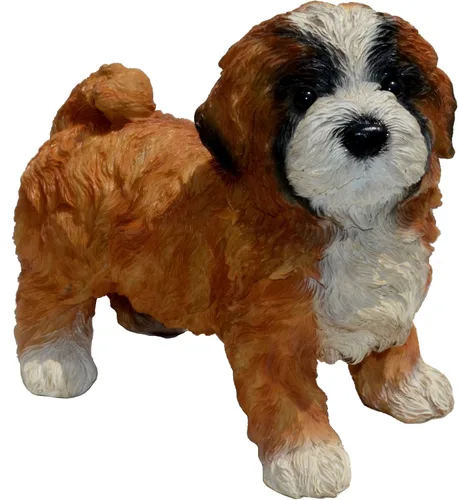 Miniatura 5 de Punch-Boxer Puppy M by Michael Carr Designs - Figura de perro cachorro para exteriores, para jardines, patios y césped (80108)