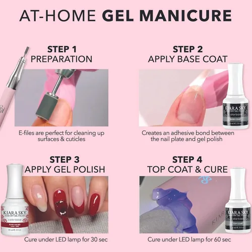 Miniatura 3 de Kiara Sky Esmalte de uñas de gel Soak Off de 0.5 onzas líquidas, FANCIFUL MUSE (G553)