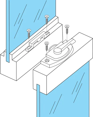 Miniatura 8 de Prime-Line Products, F 2588, traba de seguridad para ventana con guardián., F 2588 Blanco