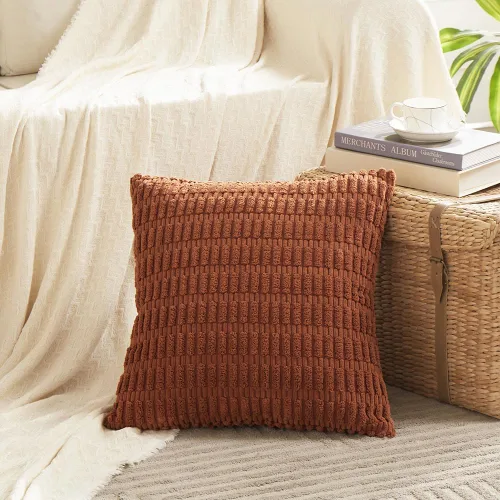 Miniatura 145 de Fancy Homi - Paquete de 2 fundas de almohada decorativas de color taupe de 22 x 22 pulgadas para sala de estar, sofá, cama, estilo rústico, bohemio
